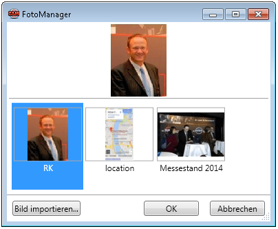 Fotomanager für persönlichere Geschäftsbeziehungen