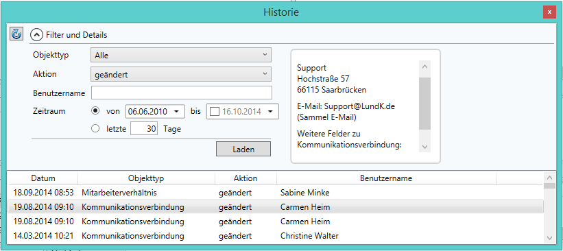 CRM - Historie