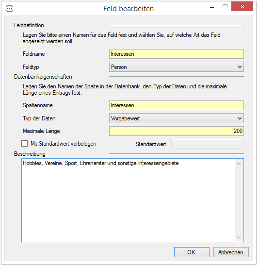 Beispiel CRM - einfaches Customizing des Zentralen Adressmanagements