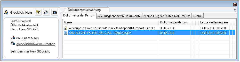 Dokumentenverwaltung